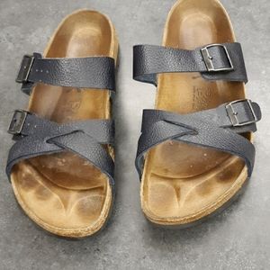 Birki's Birkenstock Sandals size 39 Black leather